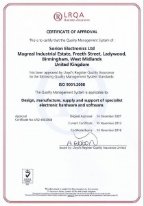 ISO9001 Certificate of Approval