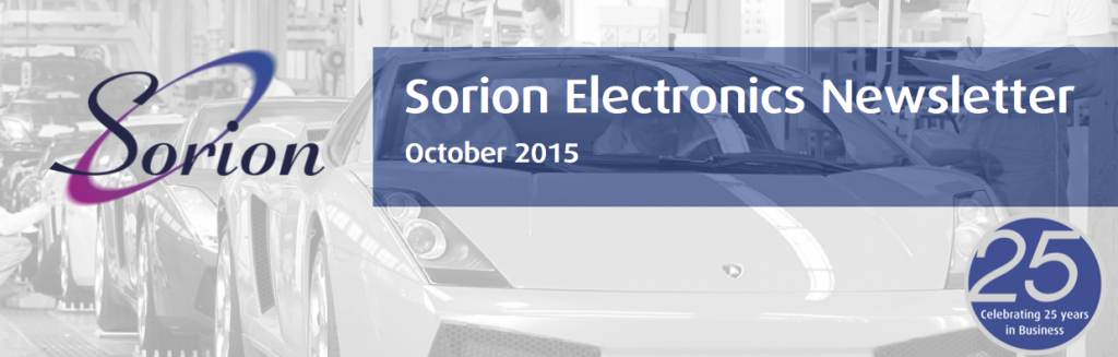 Sorion Electronics October Newsletter