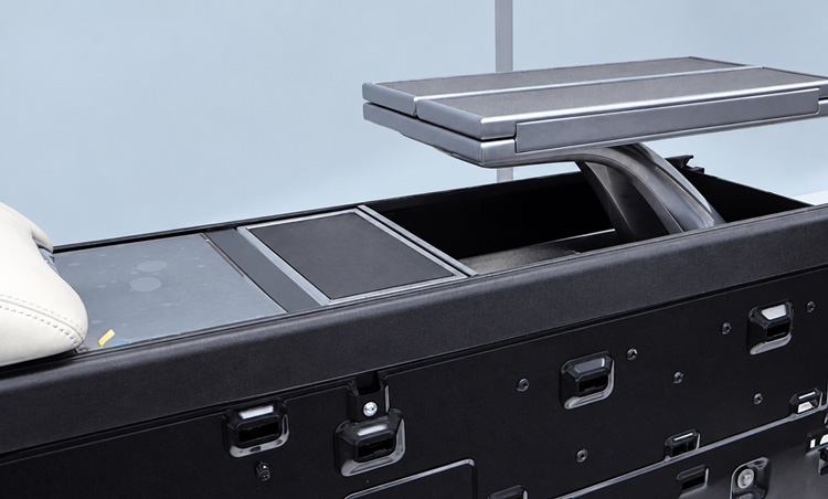 Test system for automotive rear console